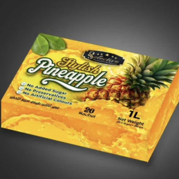 عصير ستايلش اناناس بدون سكر